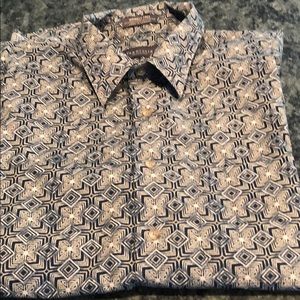 Van Heusen button down casual shirt. Size large
